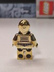 Rare Star Wars Chrome Gold C-3po Custom Lego Minifigure