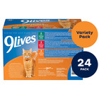 3 Pack 9lives Poultry   Beef Favorites Wet Cat Food Variety Pack  5 5 Oz  24ct 