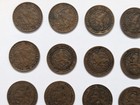 Bulk Lot Of 40 Old Netherlands 1 Cent Coins - 1870 s Onwards - Old Dutch Coppers