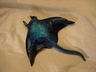 Manta Ray Blue  2 The Cutest Little You ll Ever See Wall Hanger Statue  Figurine