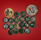 Patch Lot Of 20 1960s 1970   s 1980s Vintage Girl Scout Proficiency Badges