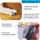 Dog Paw Protector Non-slip Gripper Traction M-1 7 1 5 Inch l w   Black 