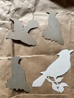Vintage 1950s 60s Dennison U s a  Blue Jay Cardinal Bird Paper Mobile Lot