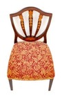 Set Hepplewhite Dining Chairs Marquetry Inlay