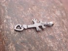Native American Pueblo Indian Sterling Silver Cross Pendant By Virgil Begay