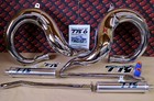 New Yamaha Banshee Chrome Toomey Racing T6 Pipes Silencers In Stock Ships Today