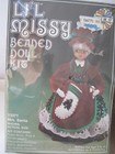Lot Of 4 Vtg Li   l Missy Beaded Doll Kits Holiday Walco Christmas Girl Mrs  Santa