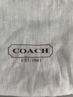 Coach Reversible Belt Mens Size 34 Khaki Brown Leather Signature Logo F90107