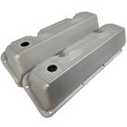 Nos 351c  302  400m Cleveland All Finned Valve Covers - As Cast Finish
