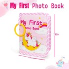 Baby First Family Photo Album Memory Book For Boys   4x6 Inches  Pink 