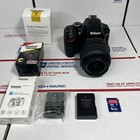 Nikon D3200 24 2mp Digital Slr Camera  18-55mm Lens   New Extras-  2 155 Clicks