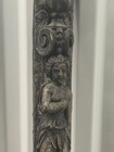 Antique Hand Carved European Wooden Pilaster Architectural Piece 