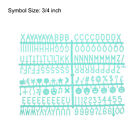 Felt Letter Board Letters Numbers Symbols 3 4 Inch Light Green Changeable