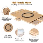 1500 Pieces Puzzles Locker Puzzle Board With 6 Drawers And Cover Portable Jigsaw