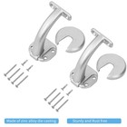 8ft Modern Aluminum Handrail Set For Indoor Stairs Deck Wall Mounted Staircase