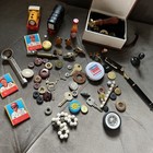 Grandpas Vintage Junk Drawer Lot Assorted Items And Collectibles