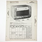 1946 Philco Radio Model 46-427 Wire Schematic Service Manual Vintage Original