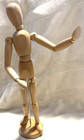 Vintage Wooden Articulated Artist Model Gestalta Poseable Jointed Figure By Ikea