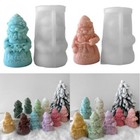 Santa Silicone Mold For Creating Detailed Christmas Decorations