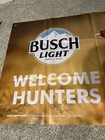 New Busch Light Welcome Pheasant Hunters Banner Gun Rifle Dog