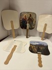 Vintage Cullman Alabama Advertising Handheld Fans Lot  5 