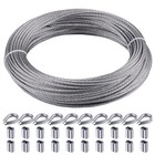 1 8 Inch Wire Rope Kit  100ft Wire Cable Rope Stainless Steel Cable Railing Kit