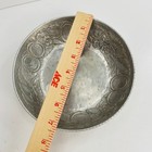 Vintage Hand Forged Everlast Metal Bowl 7  Hammered Aluminum  1015 Fruit Floral