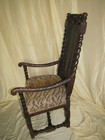 19th Century French Grand Renaissance Hand Carved Walnut Armchair Throne