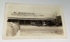 Rare Antique Vintage American Advertising Storefront  Automobiles Snapshot Photo