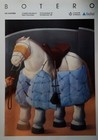 Fernando Botero Signed Vintage Limited Edition Lithograph Poster 1987 Rare Blue
