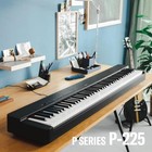 new  Yamaha P225wh 88-note Weighted Action Digital Piano P-225 Black Japan  01