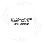 120 Sheets 8 5x11 Cardstock 65lb White Thick Paper For Printing  Crafts   School