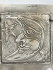 Don Drumm Moon Wall Key Hook Pewter Sculpted Art Decoration Signed 5 75  X 6 5 