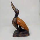 Hand Carved Wood Bird Figure-haiti Souvenir-rustic-folk Art-primitive-vintage