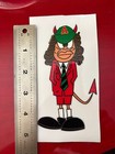 Angus Young Ac dc 5  Full Color Raised Uv Dtf Sticker For  Sg Guitar Or Anything