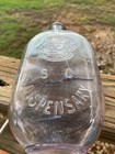 1800 s South Carolina Dispensary Full Pint Jojo Flask Amethyst Bottle Scd Script