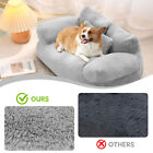 Pet Dog Sofa Ultra Fluffy Plush Cat Bed Large Non-slip Couch Memory Foam Seater
