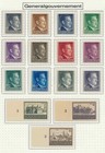 Germany Dr Poland Generalgouvernement 1941 43 Mnh    Imperforate Hitler Collect
