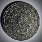Zodiac Nickel Colored Challenge Coin-new-sun moon-astrology-sign-new