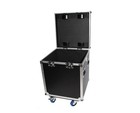 Prox Xs-utl4 Half Trunk Utility Flight Case With Casters Wheels Proaudiostar