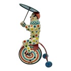     Peddling Pierrot     1930s Tinplate Cyclist Clockwork Toy Boxed British Made