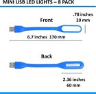 8pk s  Usb Led Lot Pricing Flexible Lights Gooseneck Design  Usb Lighting Source