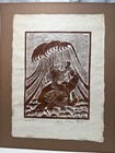 Dietrich Varez Volcano Hawaii 4 Woodblocks Early 1975 Ulu  Pele  Puhi  Laukia