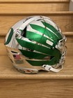 Oregon Ducks Game Used Helmet 2025 Rose Bowl Chrome Game Worn