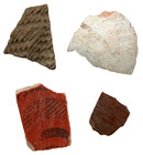 Four Pieces Of Antique Pottery Shard American Indian Artifacts Ap3 11126