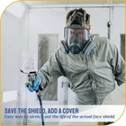 25 50pcs Face Shield Film Peel Off Cover For 6800 6900 6885 6000 Respirator Set