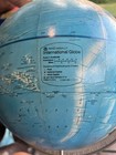 Vintage Rand Mcnally 1978 Standing International Globe W raised Relief 34    Tall