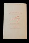 Felix Nadar Cabinet Card Photo Elegant Stage Actress Famous Sarah Bernherdt