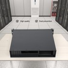 2u Rack Mount Industrial Server computer Case 3 3 5  Hdd Drive Bays Pc 80mm Fan