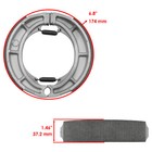 Rear Brake Shoes For Suzuki Vs800 Vs800gl Intruder 800 1992-2004 05 06 07 08 09